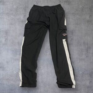 Reebok Cargo Windbreaker Pants Large VTG 90s Y2K Streetwear